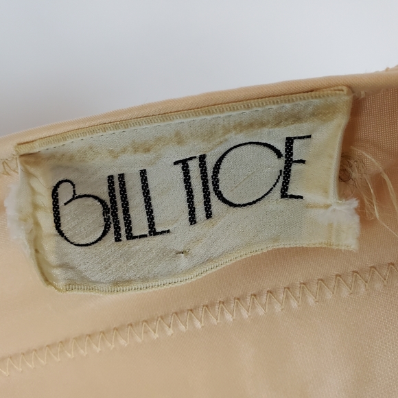 Bill Tice Robe Vintage Pleated Old Hollywood Lounge Comfort Sleep Tan Neutral - Picture 14 of 15